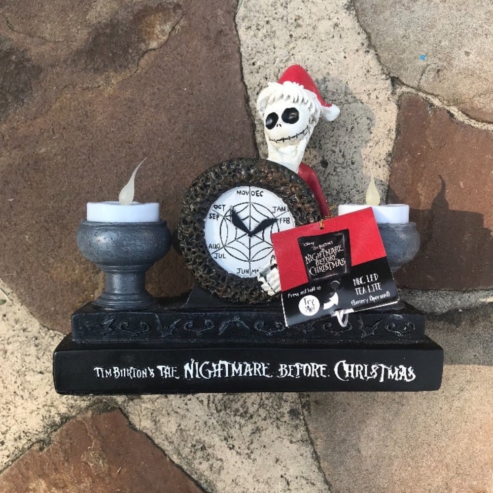 Jack Skellington Christmas LED Tea Lite
